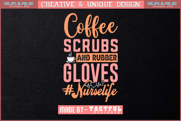 Coffee Scrubs Graphics & Print Templates