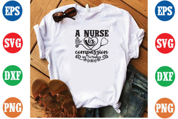 Nurse Compassion SVG for Graphics & T-Shirt Designs