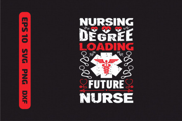 Nurse Typographic T Shirt Design Svg: Graphics & Print Templates