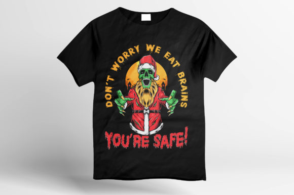 We Eat Brains You re Safe Graphics & Print Templates